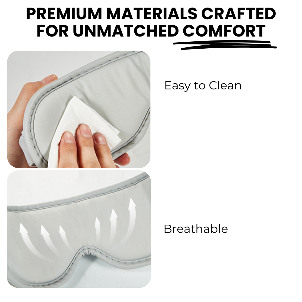 Heated Eye Massager – 5 Modes for Eye Strain Relief, Dark Circles & Better Sleep