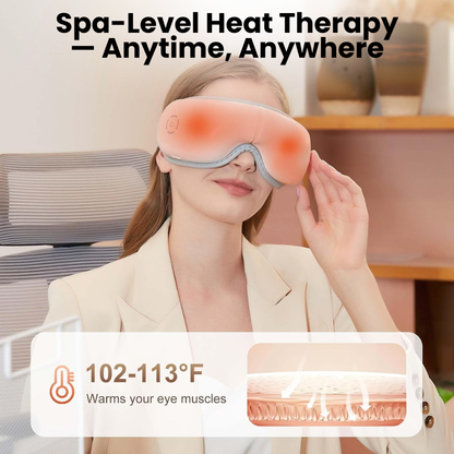 Heated Eye Massager – 5 Modes for Eye Strain Relief, Dark Circles & Better Sleep