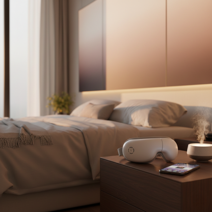 Heated Eye Massager – 5 Modes for Eye Strain Relief, Dark Circles & Better Sleep