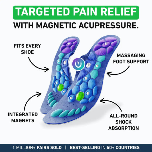 Magnetic Acupressure Insoles for Effective Pain Relief