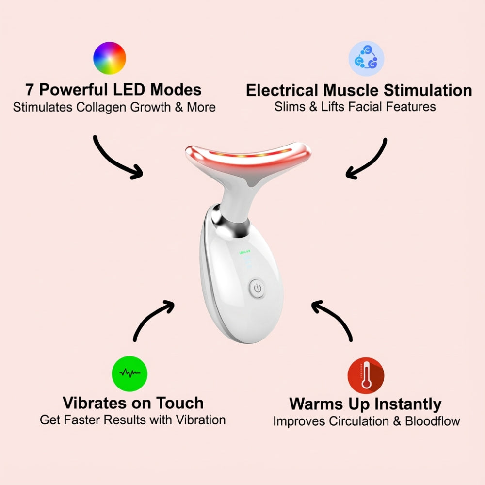 NooraWell™ - Multifunctional 7-in-1 Facial & Neck Massager